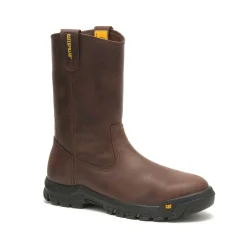 Cat Footwear Slip Resistant | Pull-Ons*Drawbar Steel Toe Work Boot