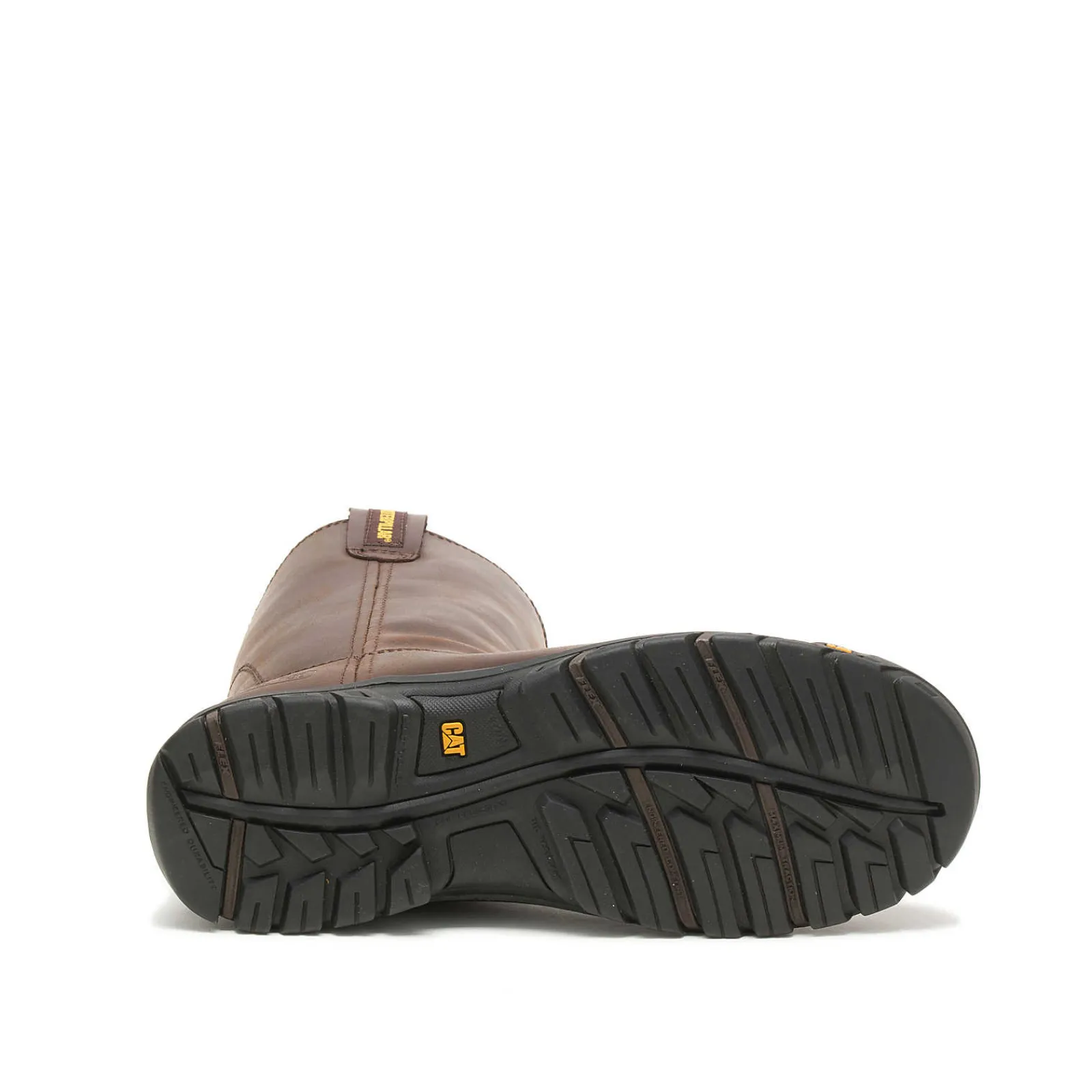 Cat Footwear Slip Resistant | Pull-Ons*Drawbar Steel Toe Work Boot