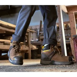 Cat Footwear Slip Resistant | Composite Toe*Excavator Superlite Waterproof Carbon Composite Toe Work Boot