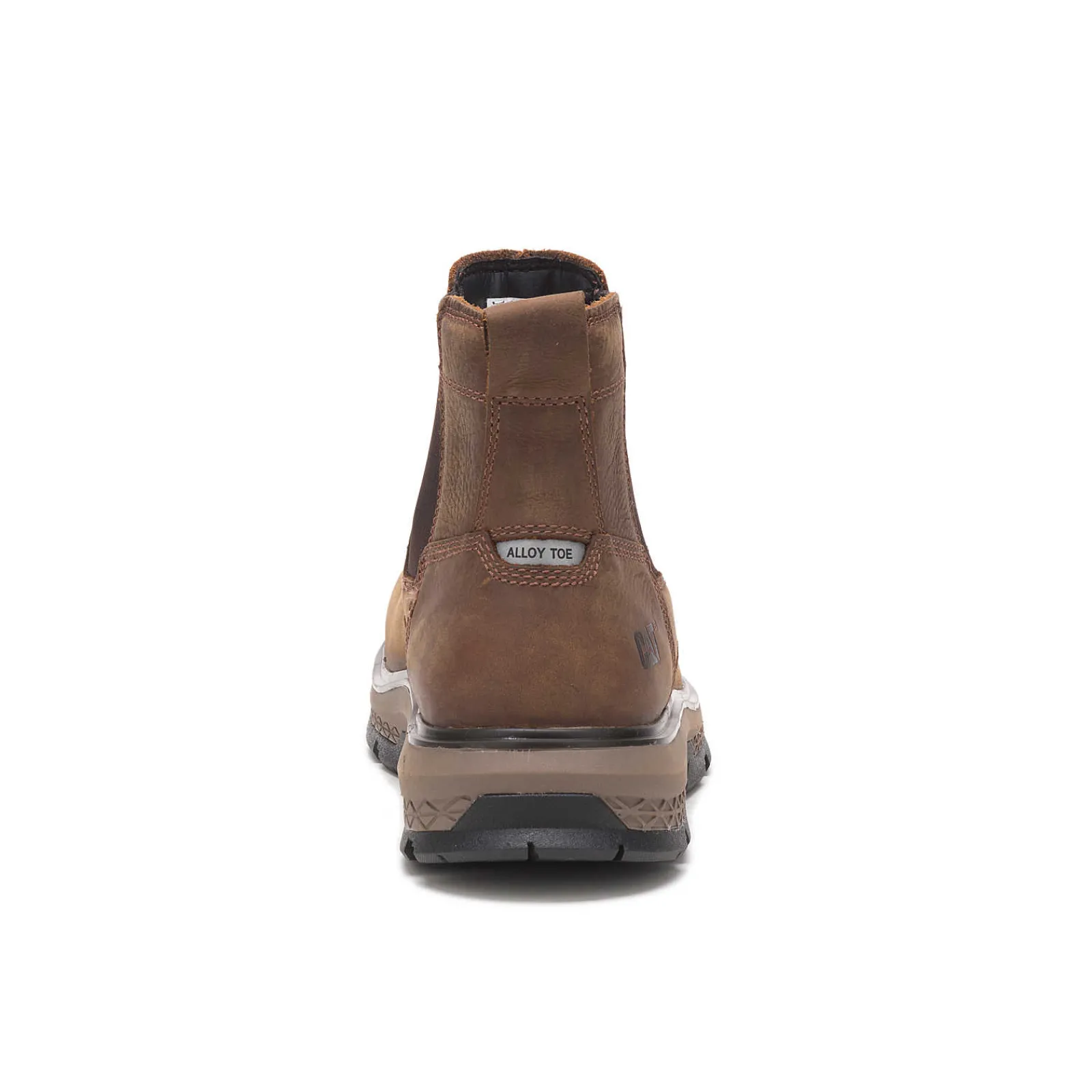 Cat Footwear Slip Resistant | Pull-Ons*Exposition Chelsea Alloy Toe Work Boot