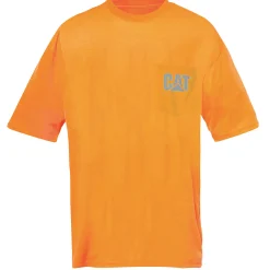 Cat Footwear Tops & Outerwear | Ppe*Hi-Vis Trademark Pocket Tee
