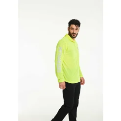 Cat Footwear Ppe | Tops & Outerwear*HiVis UPF Hooded Long Sleeve Tee