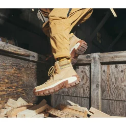 Cat Footwear Lightweight | Slip Resistant*Invader Hi Steel Toe Work Boot