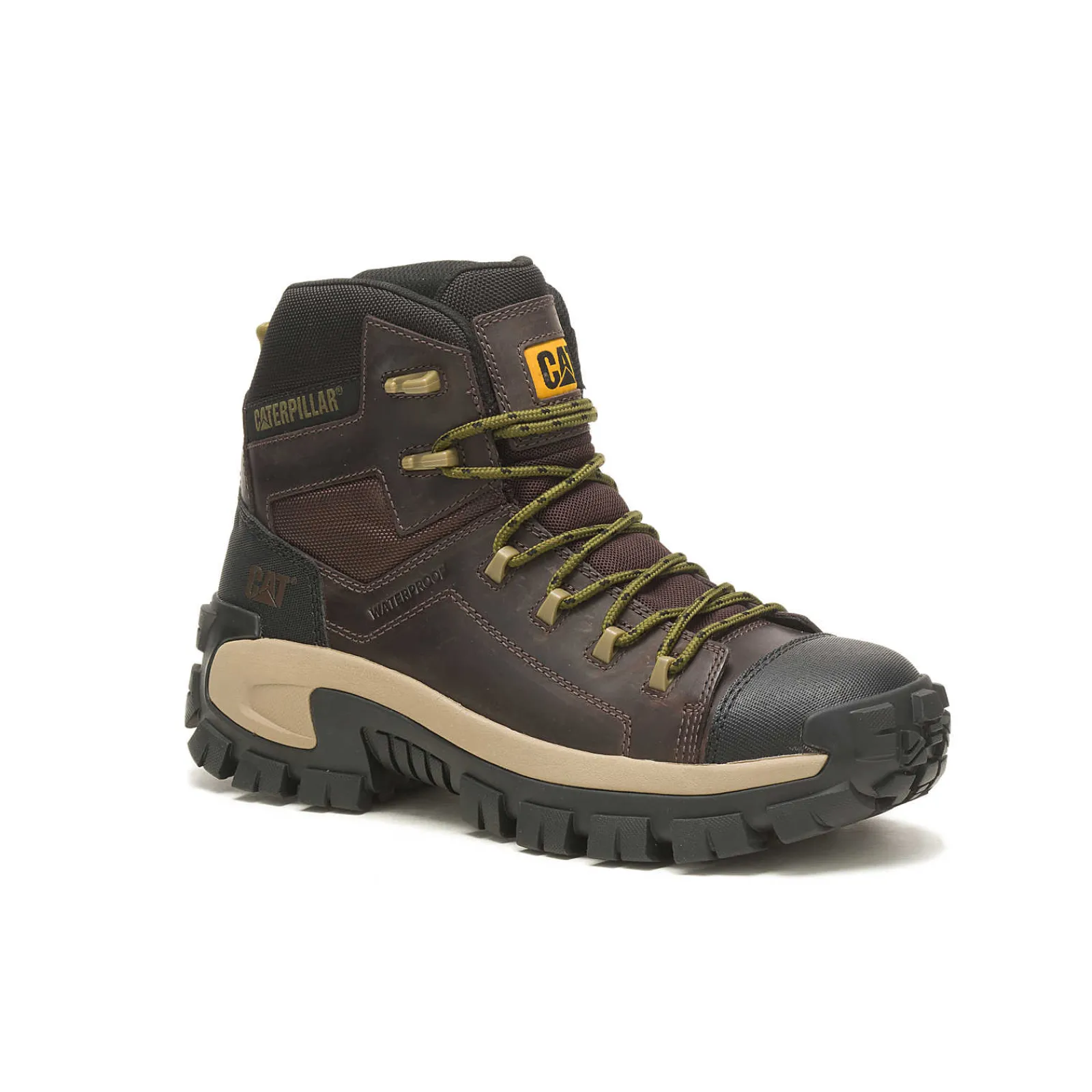 Cat Footwear Lightweight | Slip Resistant*Invader Hiker Waterproof Composite Toe Work Boot