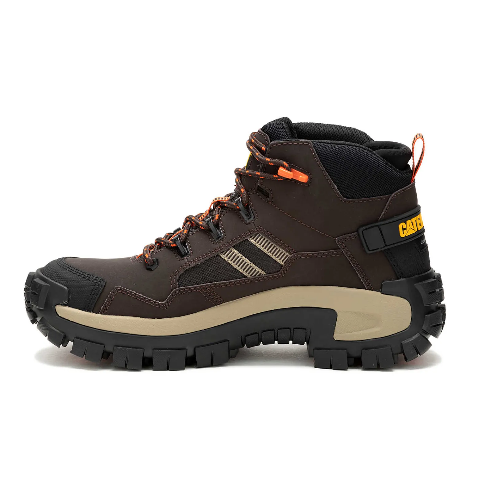Cat Footwear Slip Resistant | Lightweight*Invader Mid Vent Composite Toe Work Boot