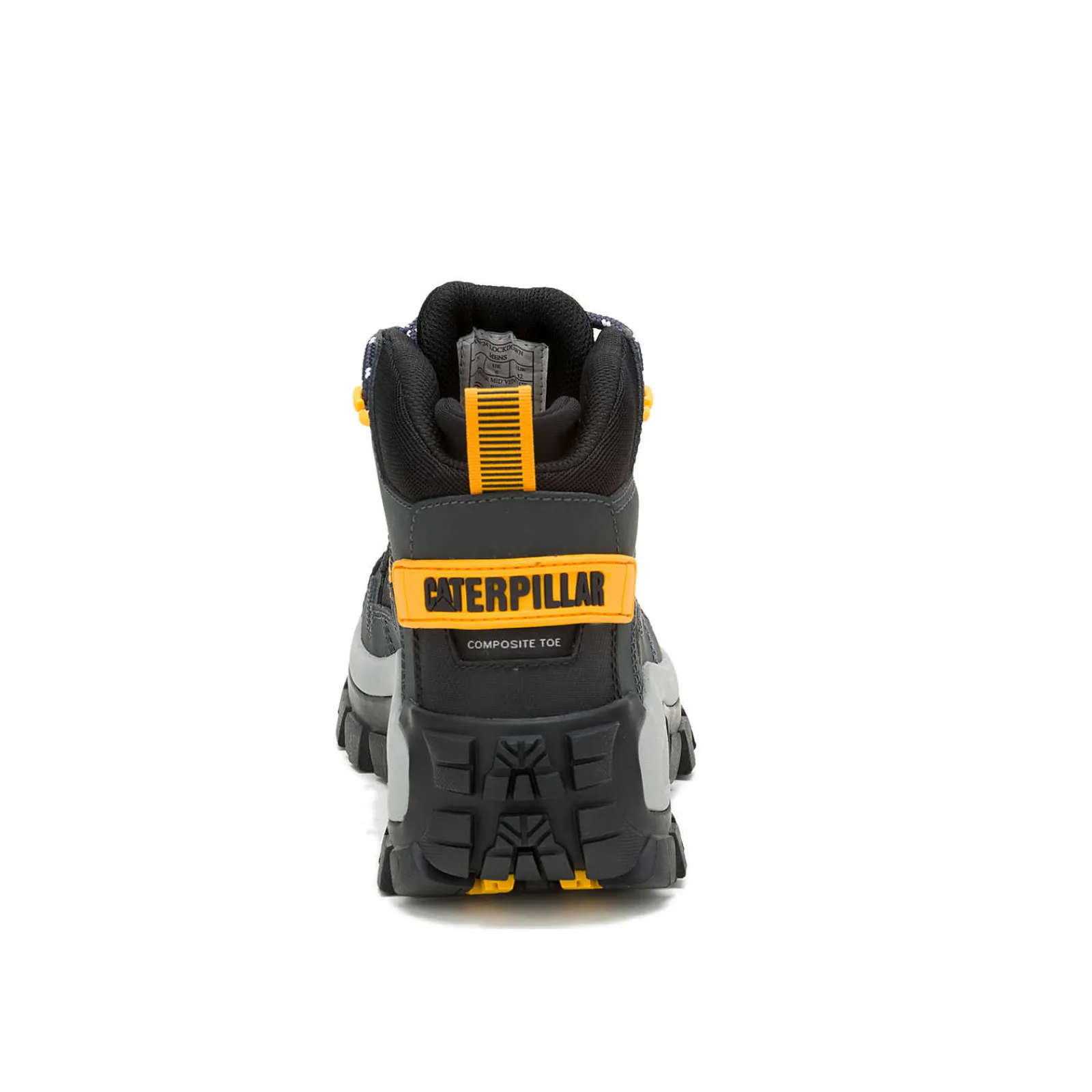 Cat Footwear Slip Resistant | Waterproof*Invader Mid Vent Waterproof Composite Toe Work Boot