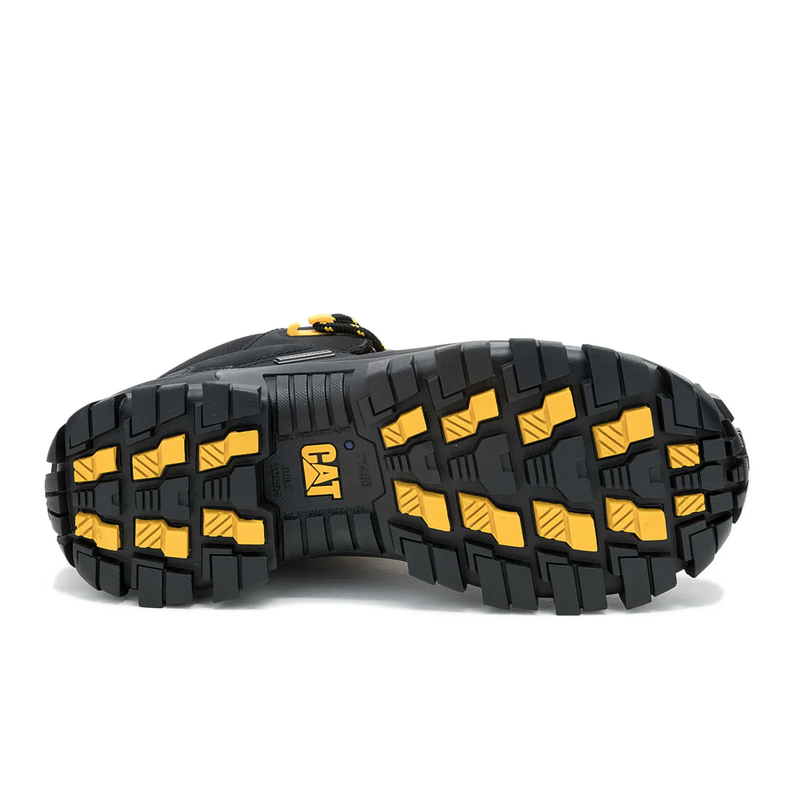Cat Footwear Slip Resistant | Waterproof*Invader Mid Vent Waterproof Composite Toe Work Boot