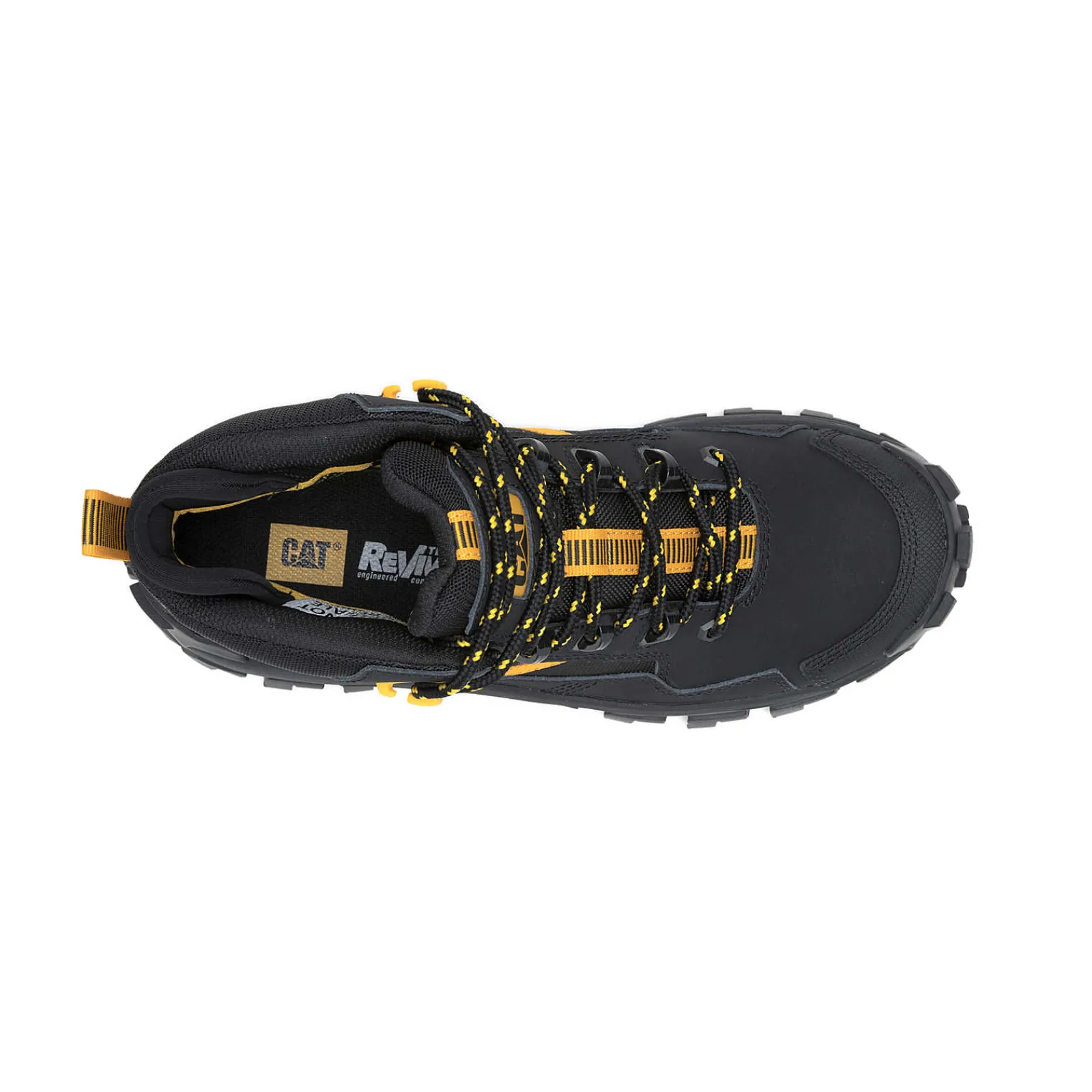 Cat Footwear Slip Resistant | Waterproof*Invader Mid Vent Waterproof Composite Toe Work Boot