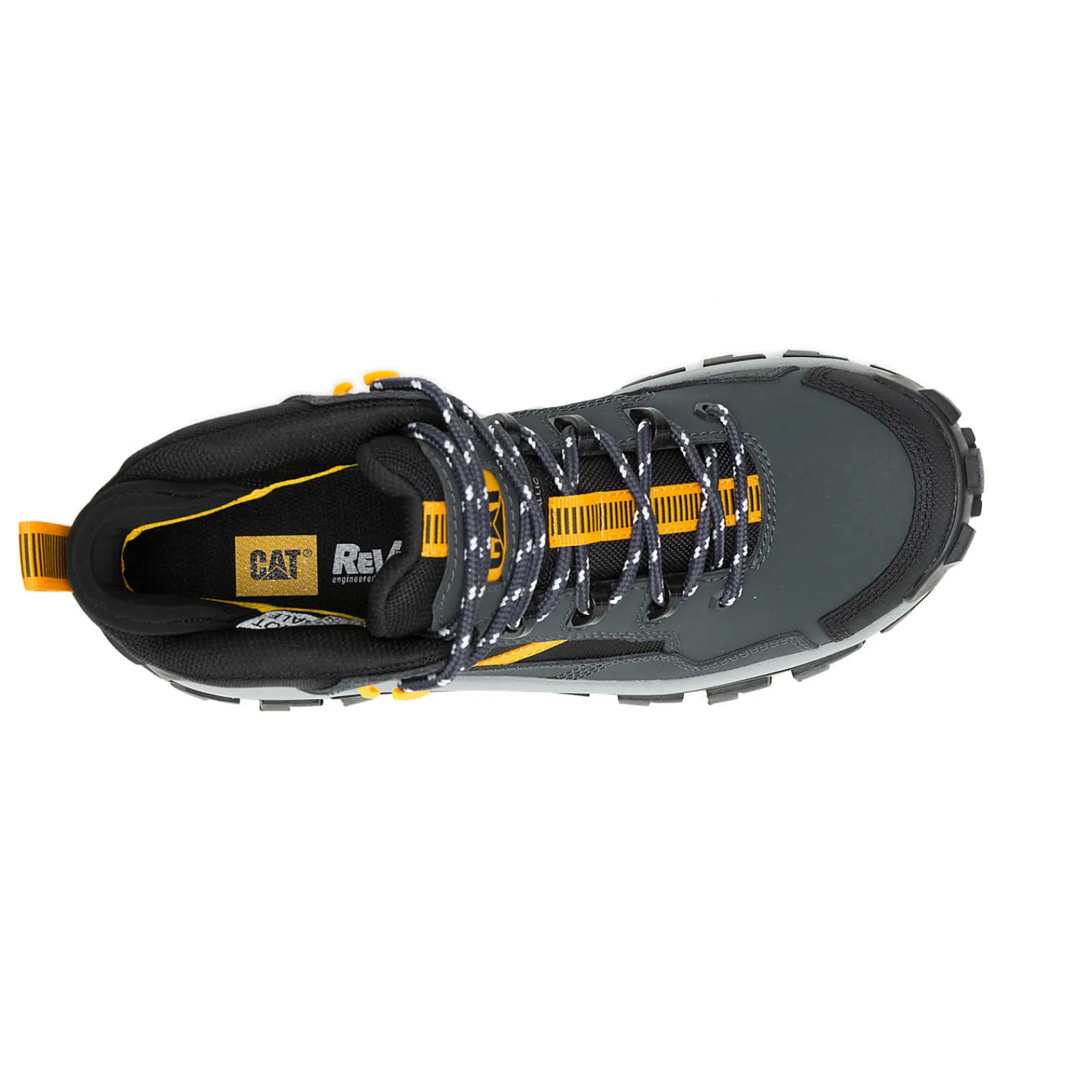 Cat Footwear Slip Resistant | Waterproof*Invader Mid Vent Waterproof Composite Toe Work Boot