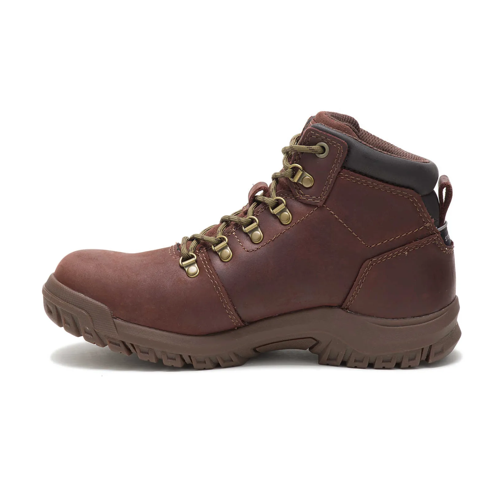 Women Cat Footwear Slip Resistant | Waterproof*Mae Steel Toe Waterproof Work Boot