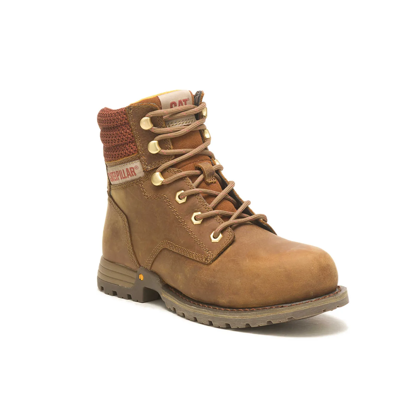 Women Cat Footwear Slip Resistant | Steel Toe*Paisley 6" Steel Toe Work Boot