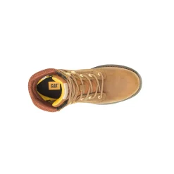 Women Cat Footwear Slip Resistant | Steel Toe*Paisley 6" Steel Toe Work Boot