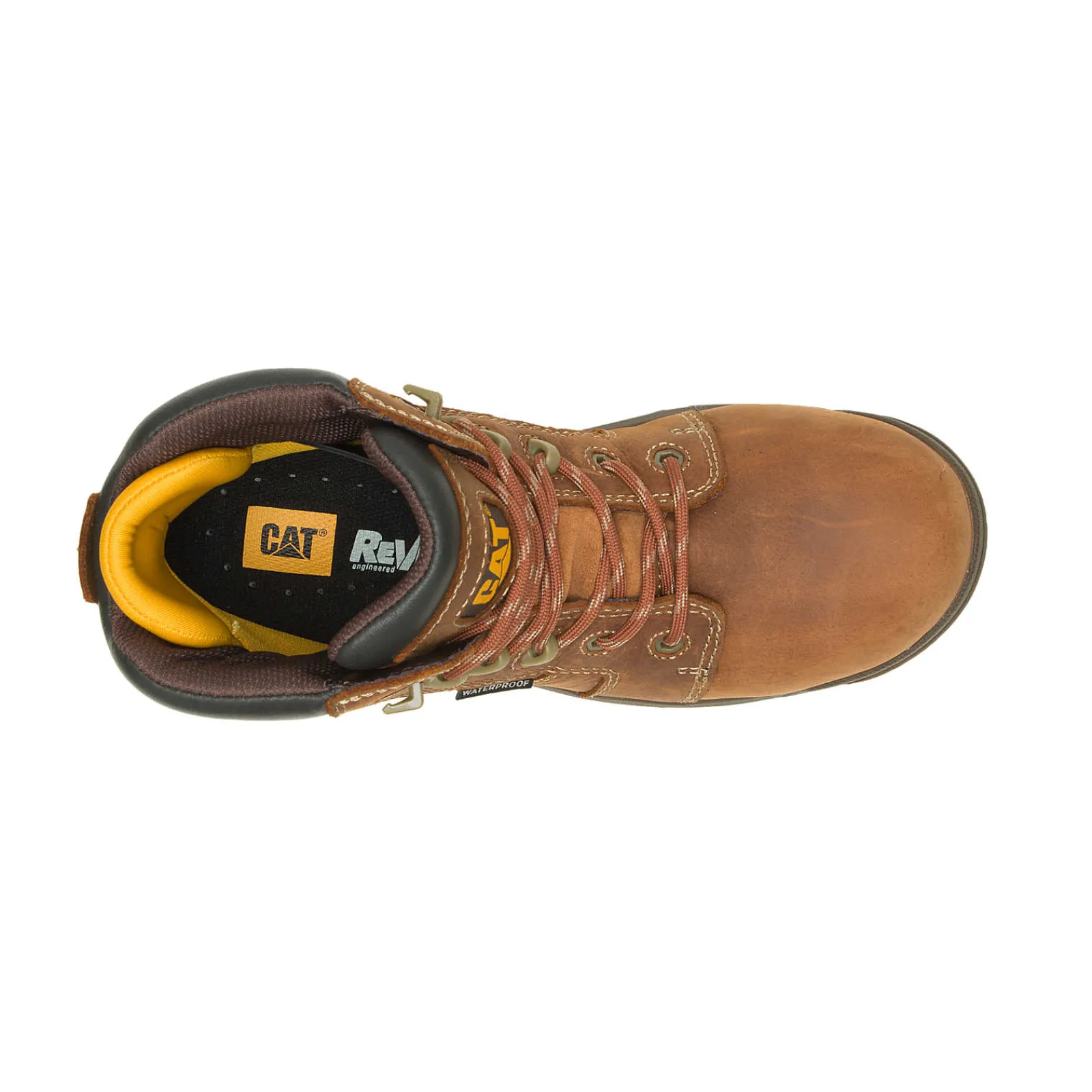 Women Cat Footwear Slip Resistant | Waterproof*Resorption Waterproof Composite Toe Work Boot