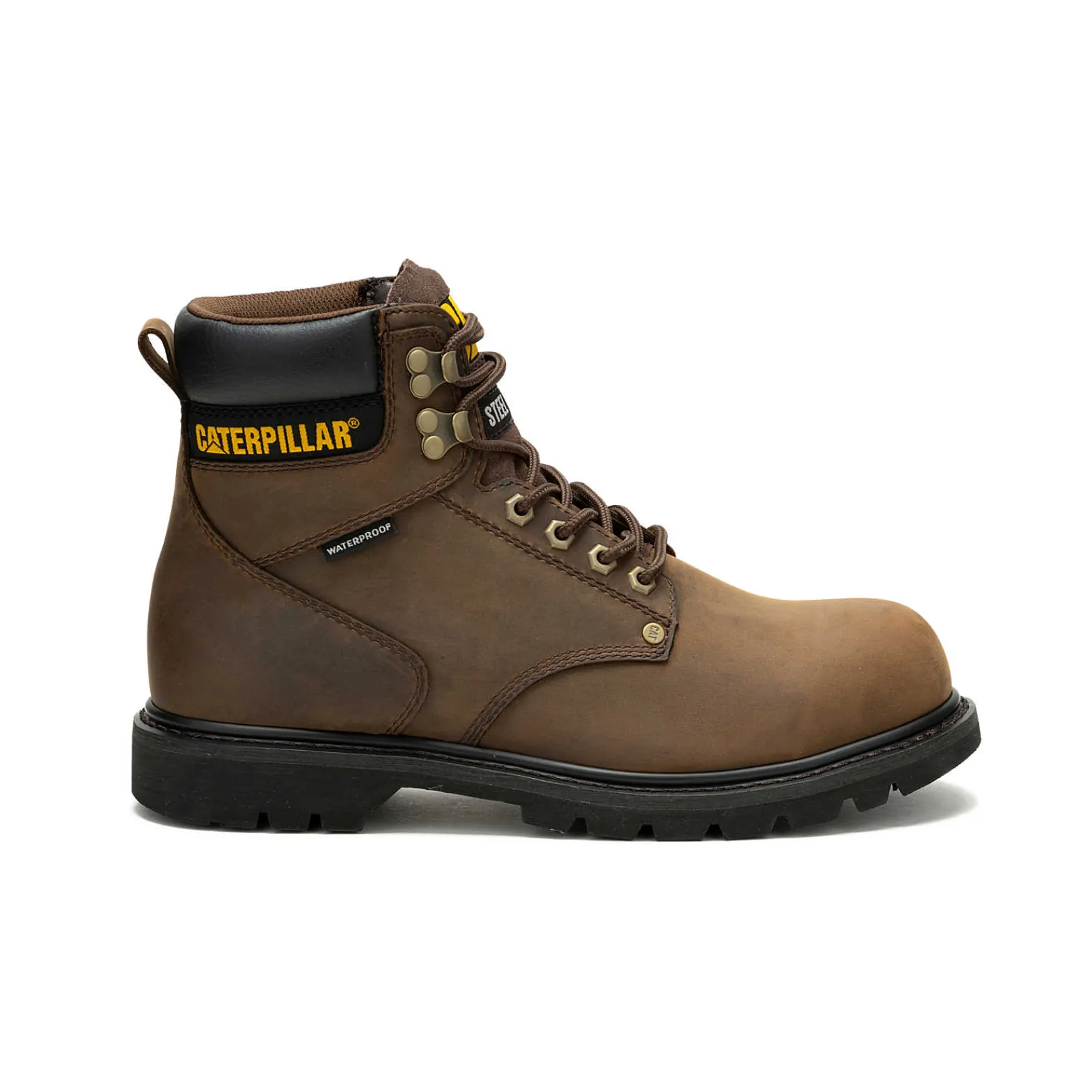 Cat Footwear Slip Resistant | Waterproof*Second Shift Waterproof Steel Toe Work Boot