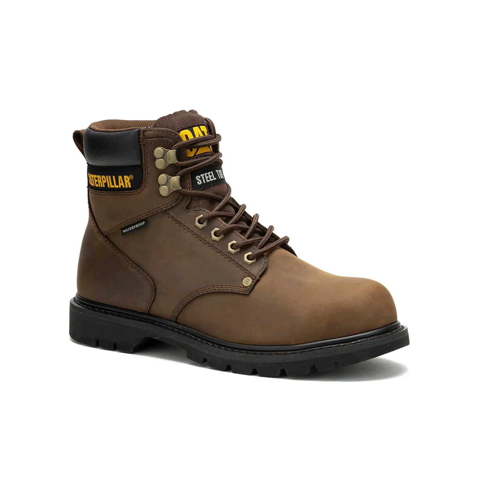 Cat Footwear Slip Resistant | Waterproof*Second Shift Waterproof Steel Toe Work Boot