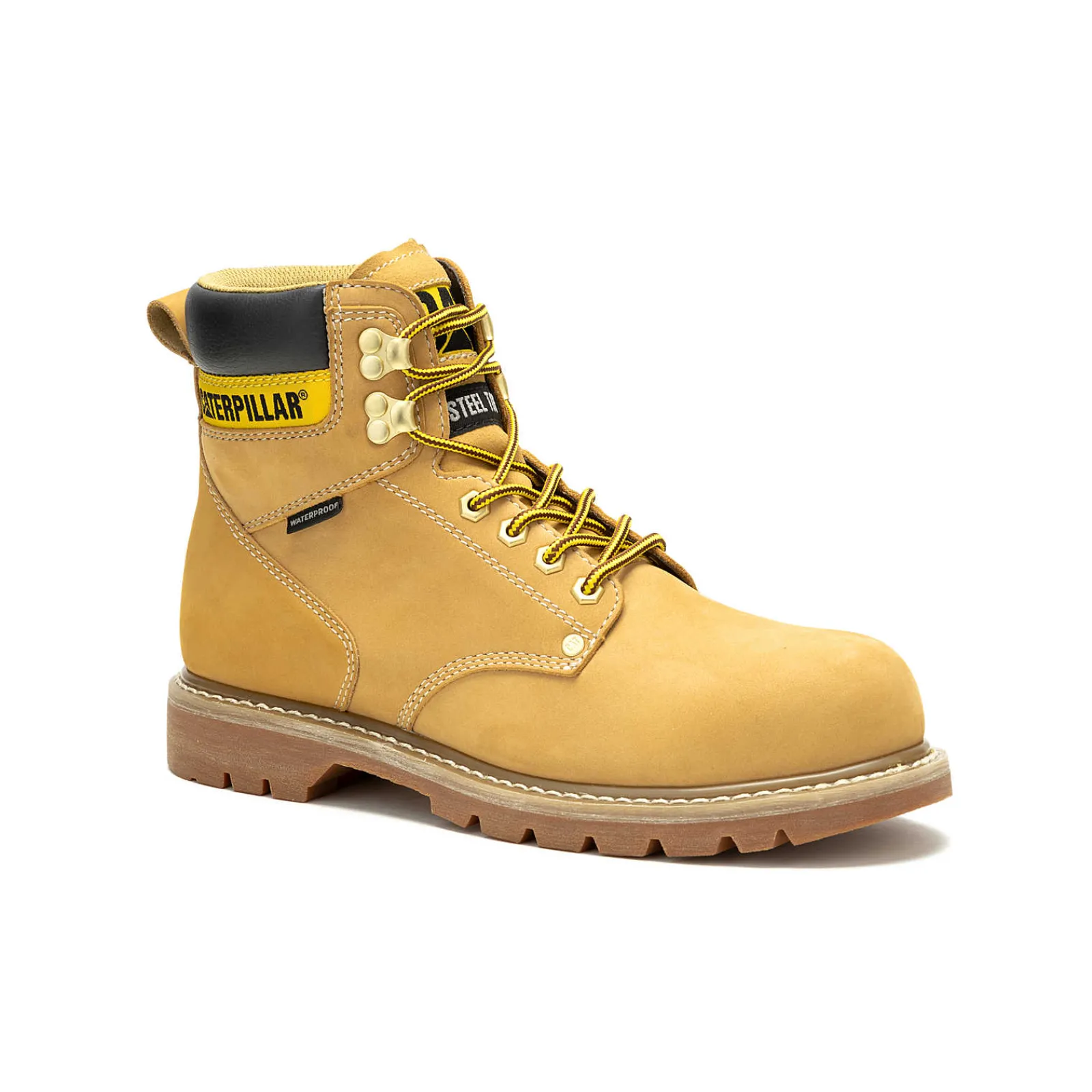 Cat Footwear Slip Resistant | Waterproof*Second Shift Waterproof Steel Toe Work Boot
