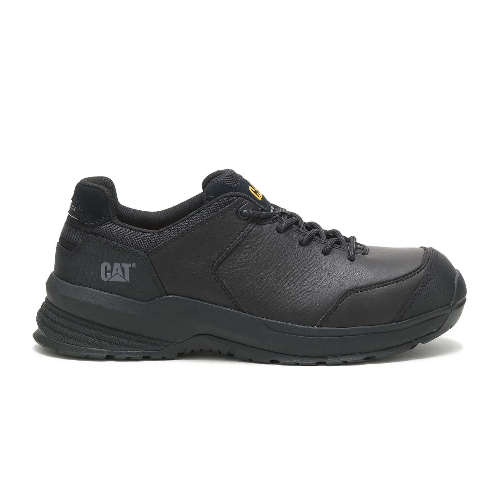 Cat Footwear Slip Resistant | Lightweight*Streamline 2.0 Leather Composite Toe Work Shoe
