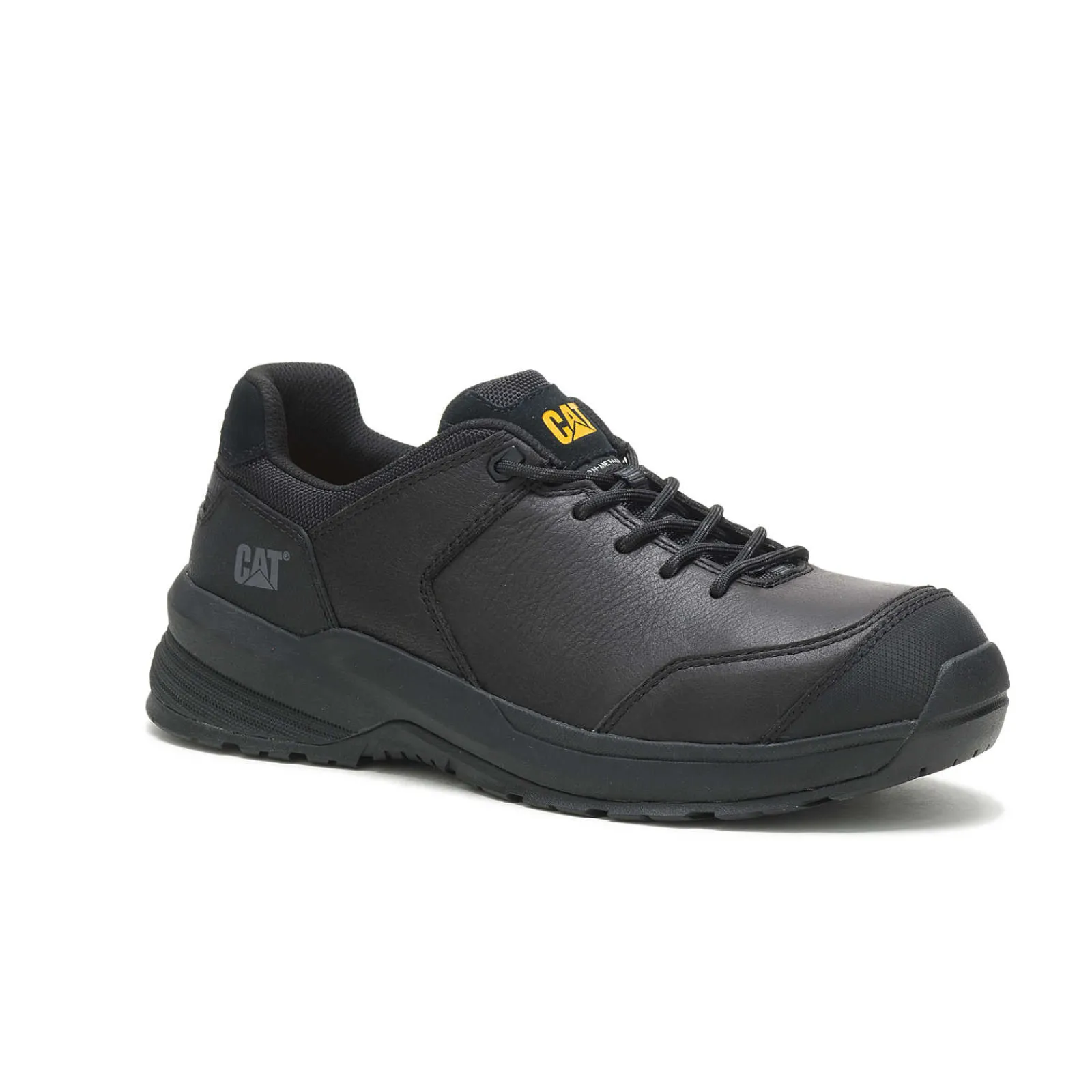 Cat Footwear Slip Resistant | Lightweight*Streamline 2.0 Leather Composite Toe Work Shoe