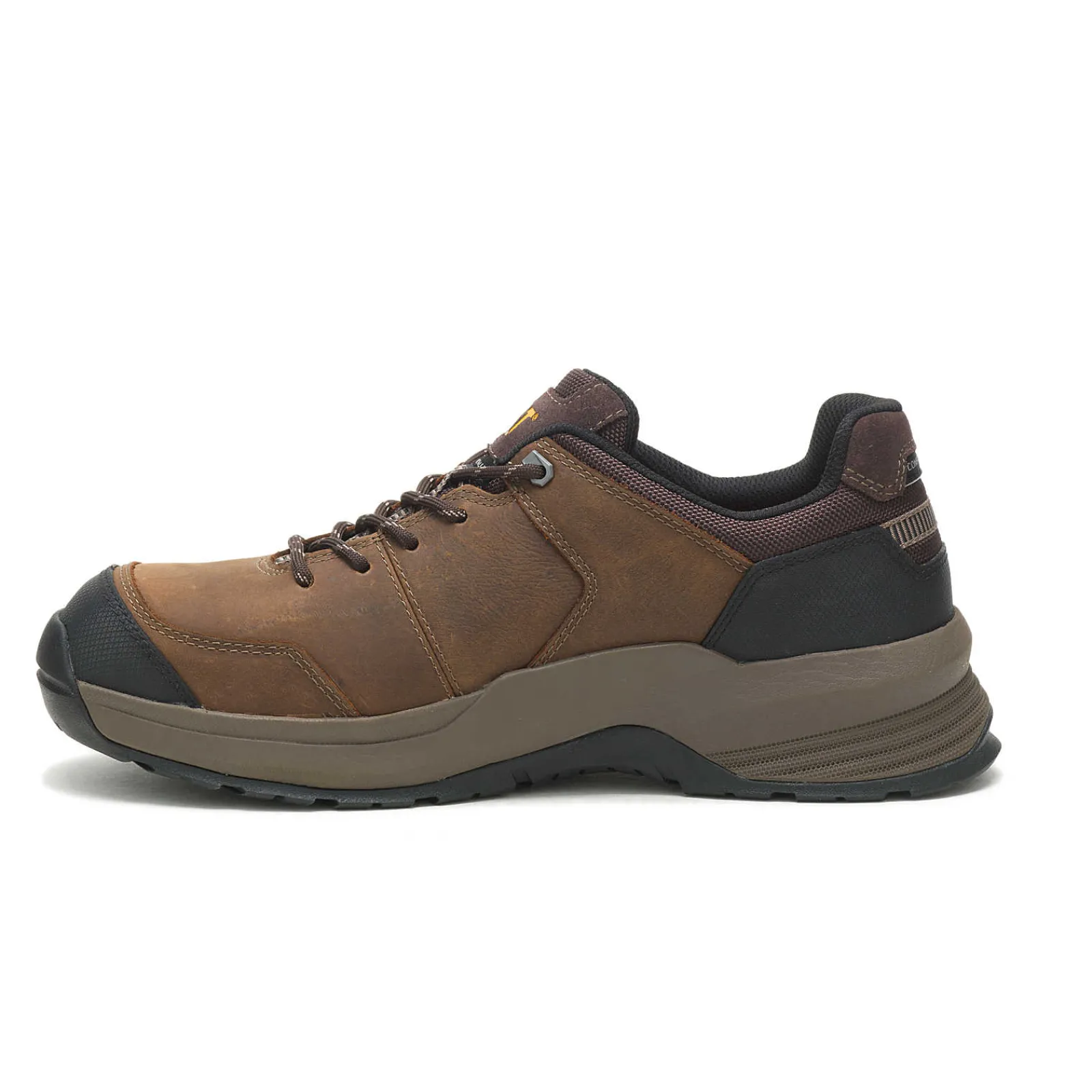 Cat Footwear Slip Resistant | Lightweight*Streamline 2.0 Leather Composite Toe Work Shoe