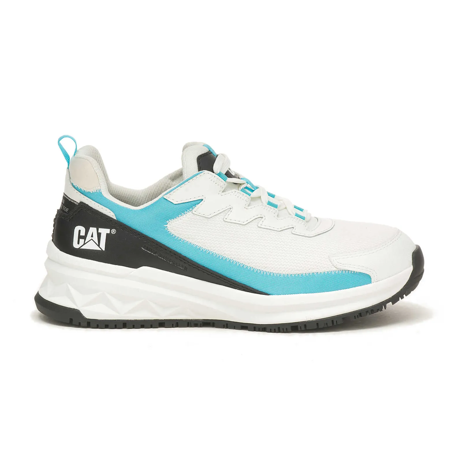 Women Cat Footwear Lightweight | Slip Resistant*Streamline Runner Carbon Composite Toe Work Shoe