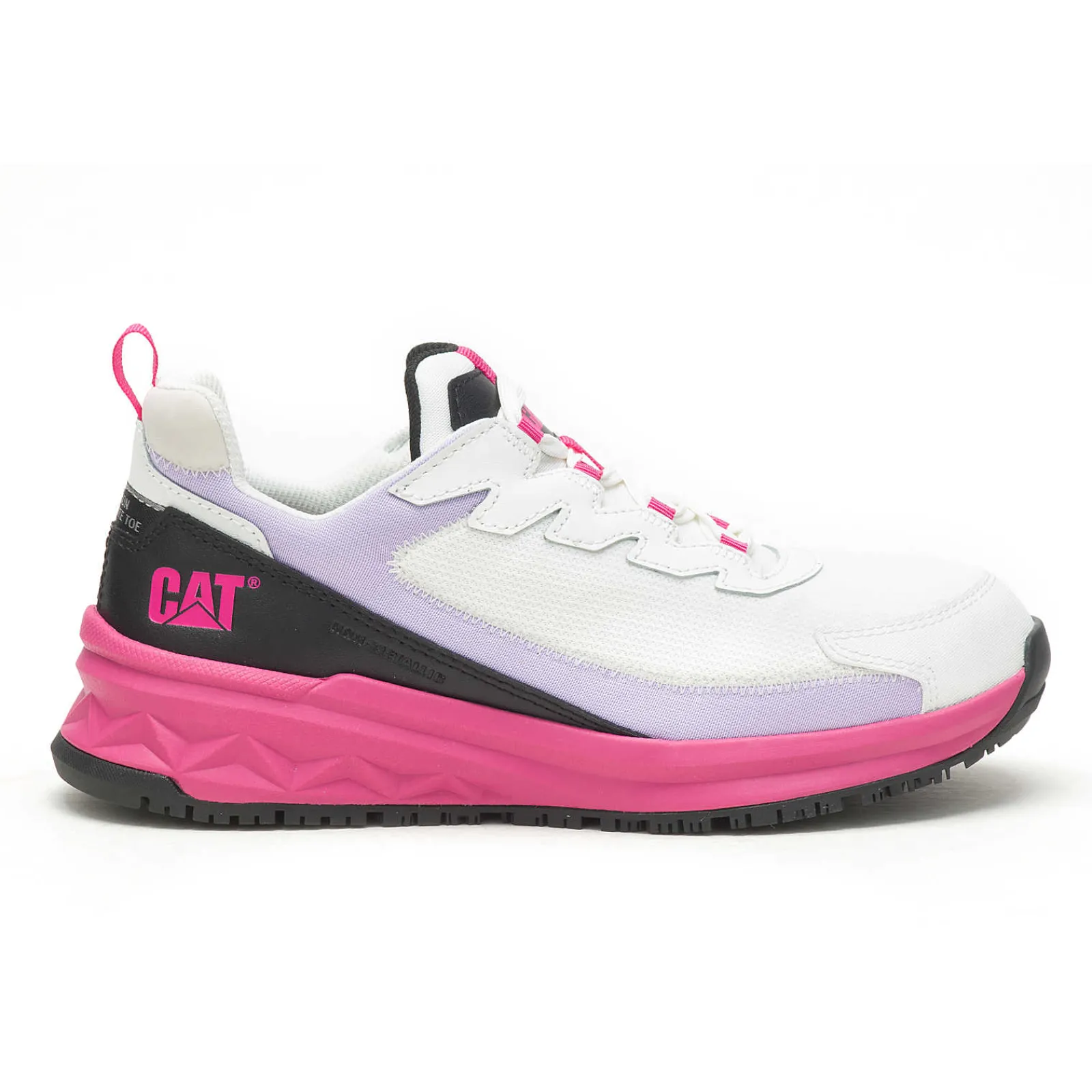 Women Cat Footwear Lightweight | Slip Resistant*Streamline Runner Carbon Composite Toe Work Shoe