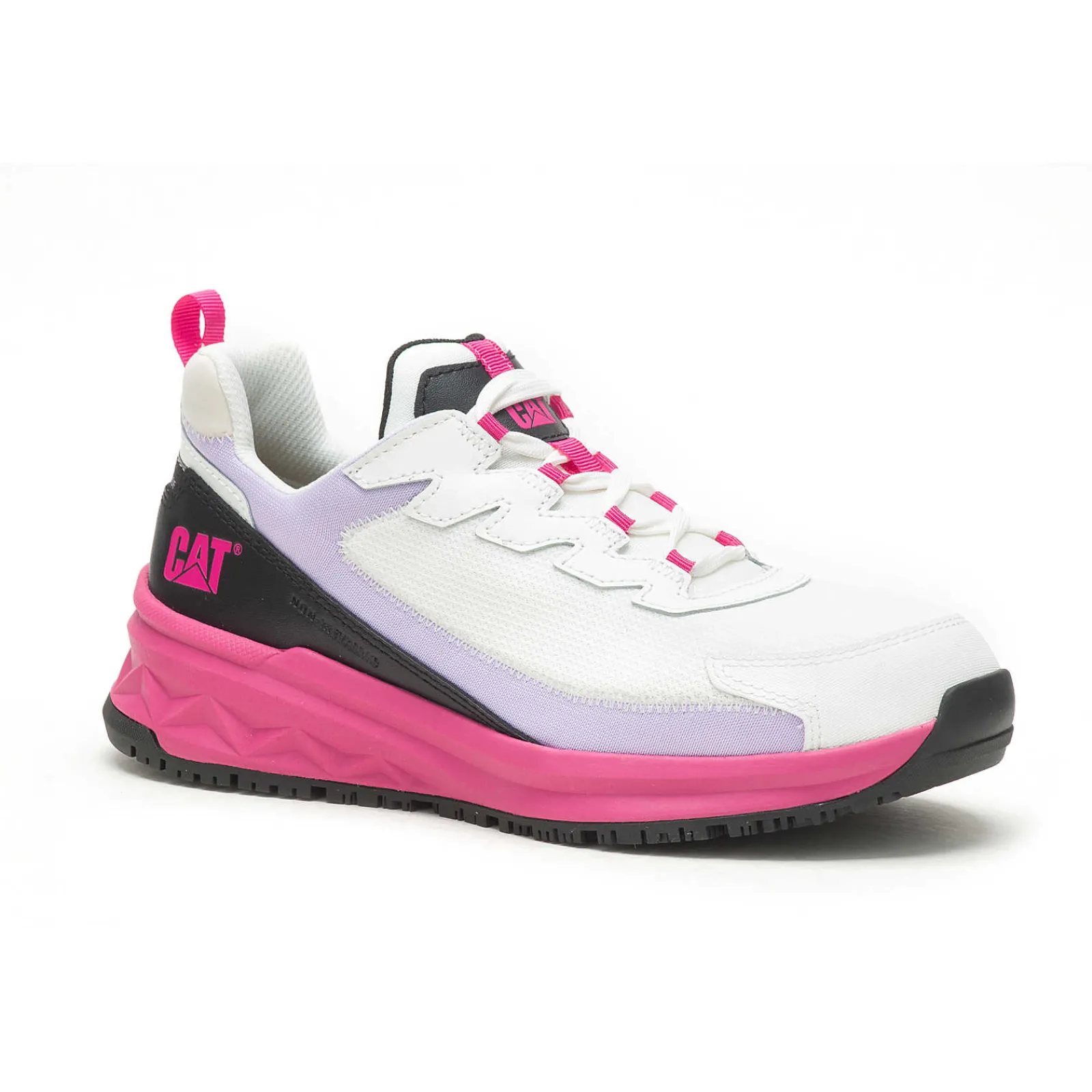 Women Cat Footwear Lightweight | Slip Resistant*Streamline Runner Carbon Composite Toe Work Shoe