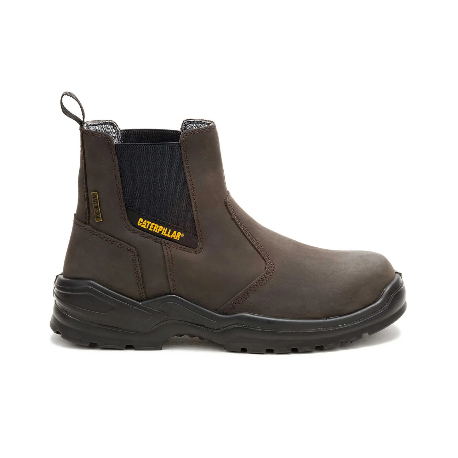 Cat Footwear Slip Resistant | Pull-Ons*Striver Chelsea Waterproof Steel Toe Work Boot