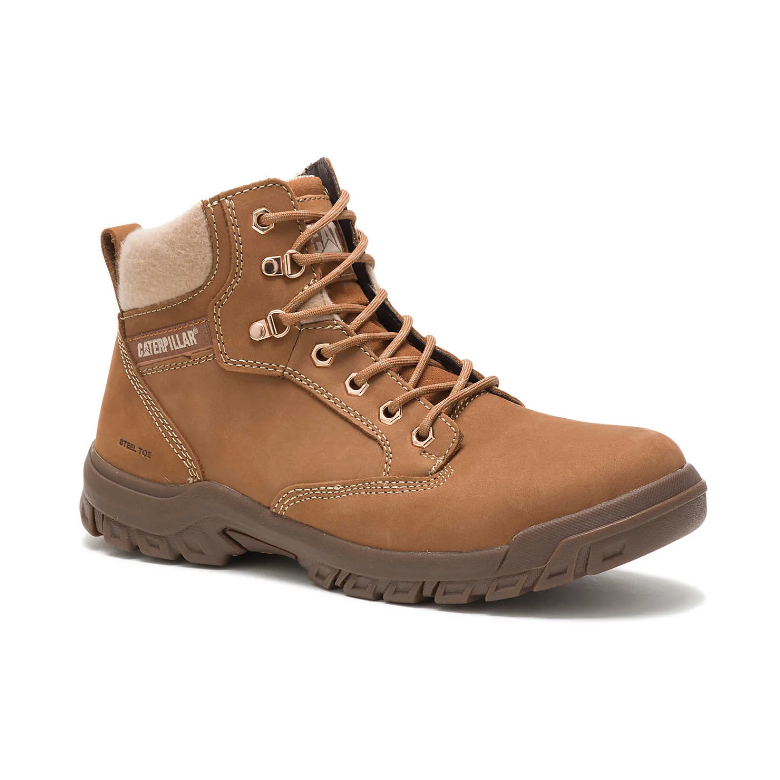 Women Cat Footwear Slip Resistant | Steel Toe*Tess Steel Toe Work Boot