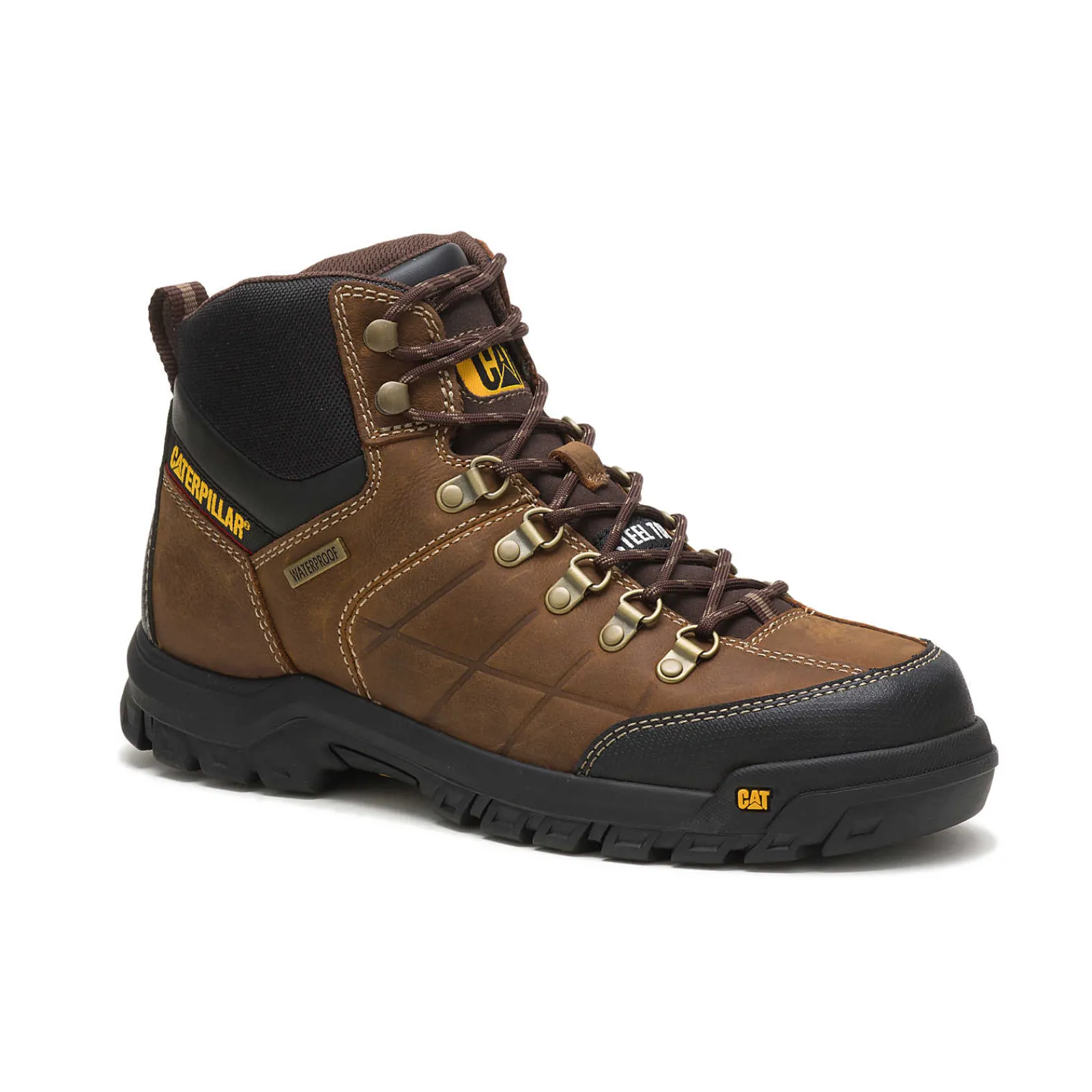 Cat Footwear Slip Resistant | Waterproof*Threshold Waterproof Steel Toe Work Boot